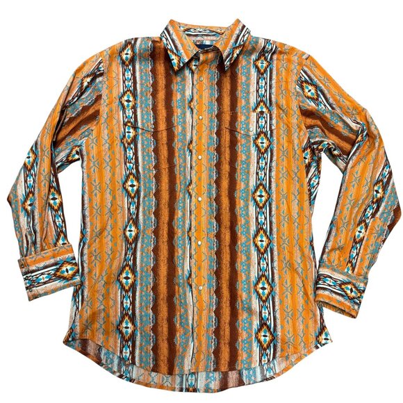 Vintage Wrangler Pearl Snap Western Shirt. - Picture 1 of 5